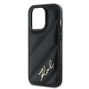 Karl Lagerfeld KLHCP13XPQDSMGK iPhone13 Pro Max 6.7 czarny/black hardcase Diagonal Quilted Script